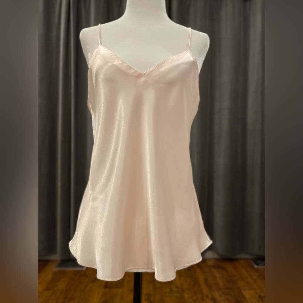 Vintage satin peach Linda camisole